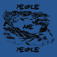 People Are People Black Ladies Fitted T-shirt | Artistshot