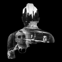 Martin Scorsese   Robert De Niro Taxi Driver Sillhouette Pocket T-shirt | Artistshot