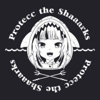 Protecc The Shaaarks Unisex Sherpa-lined Denim Jacket | Artistshot