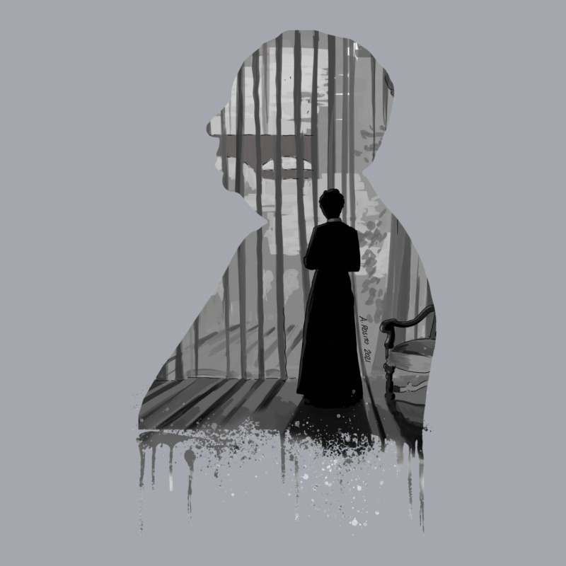 Rebecca Silhouette Illustration Long Sleeve Shirts by aldeeblariik | Artistshot