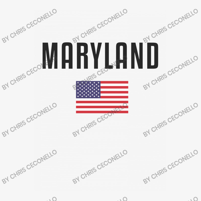 Maryland Ladies Fitted T-Shirt by Chris Ceconello | Artistshot