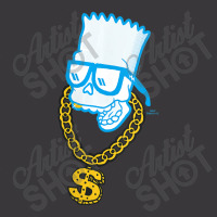 The Simpsons Bart Simpson Skull Bling V-neck Ladies Curvy T-shirt | Artistshot