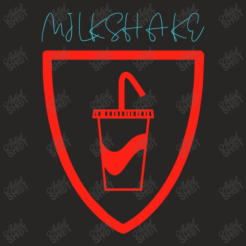 Milkshake Ladies Fitted T-Shirt by Words Art | Artistshot