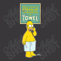 The Simpsons Homer Simpson Speak Up Iâ€™m Wearing A Towel Ladies Curvy T-shirt | Artistshot