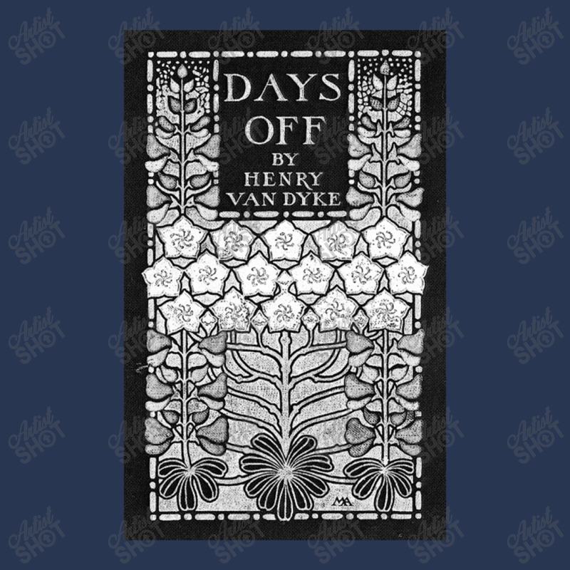 Days Off Henry Van Dyke Vintage Book Cover Tribute Art Ladies Denim Jacket by astonimun | Artistshot