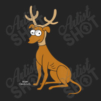 The Simpsons Santaâ€™s Little Helper Reindeer Ears Holiday 3/4 Sleeve Shirt | Artistshot