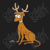 The Simpsons Santaâ€™s Little Helper Reindeer Ears Holiday Classic T-shirt | Artistshot