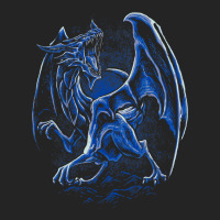 Dragon Blue Rpg Table Top Game Geometry Role Player 3/4 Sleeve Shirt | Artistshot