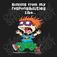 Running From My Responsibilities Like Chucking Running Classic T-shirt | Artistshot