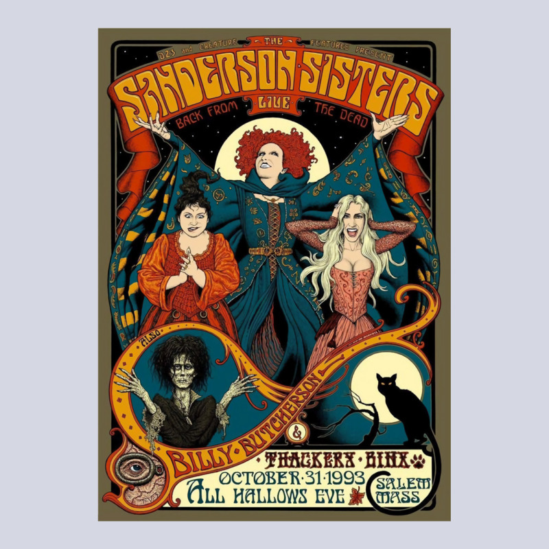 Sanderson Sisters Live Poster Fleece Short by alcapethaty | Artistshot