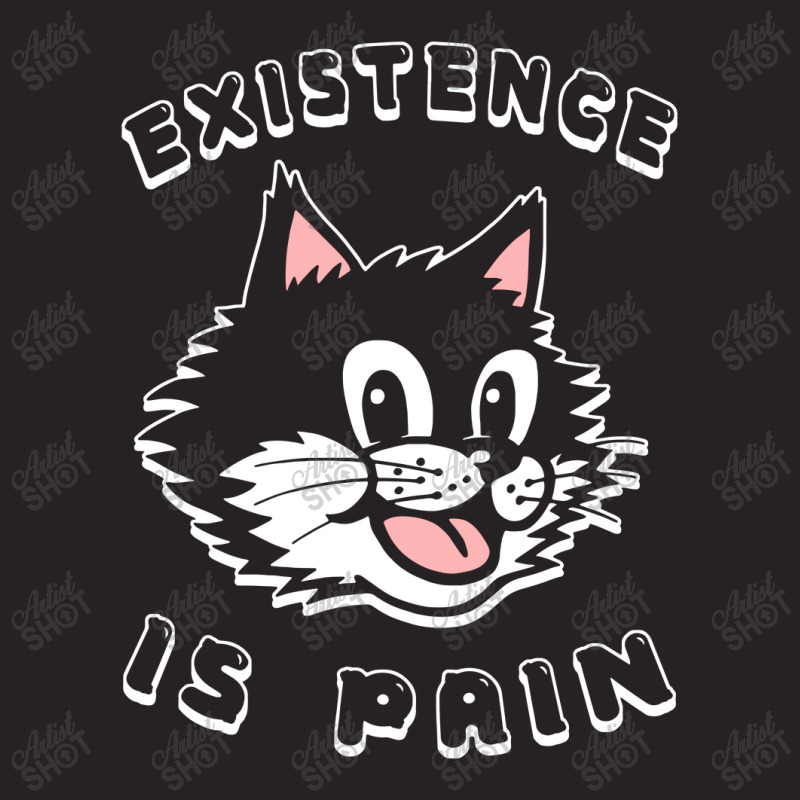 Existence Is Pain Nihilist 1920s Laughing Cat Vintage Cap by skw art | Artistshot