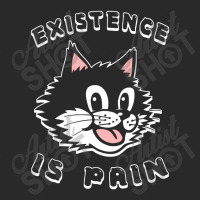 Existence Is Pain Nihilist 1920s Laughing Cat Printed Hat | Artistshot