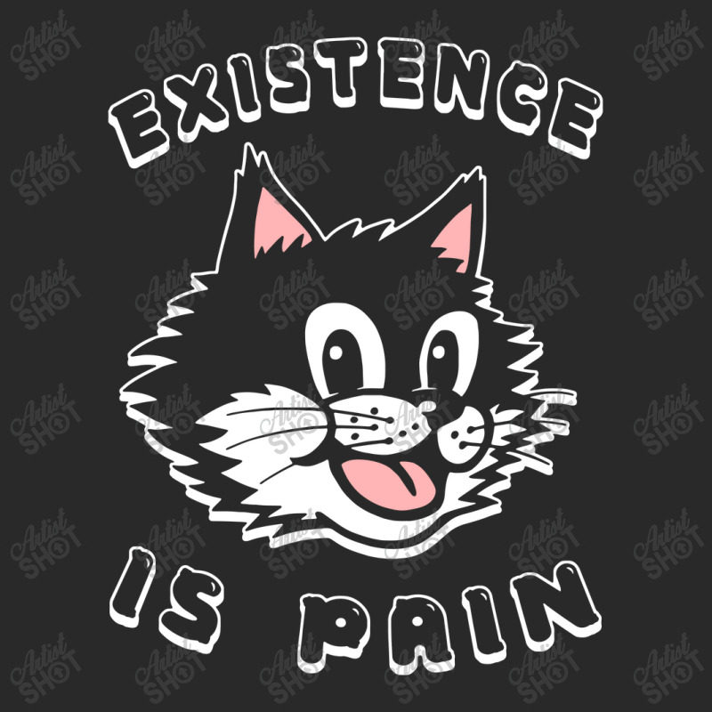 Existence Is Pain Nihilist 1920s Laughing Cat Printed hat by skw art | Artistshot