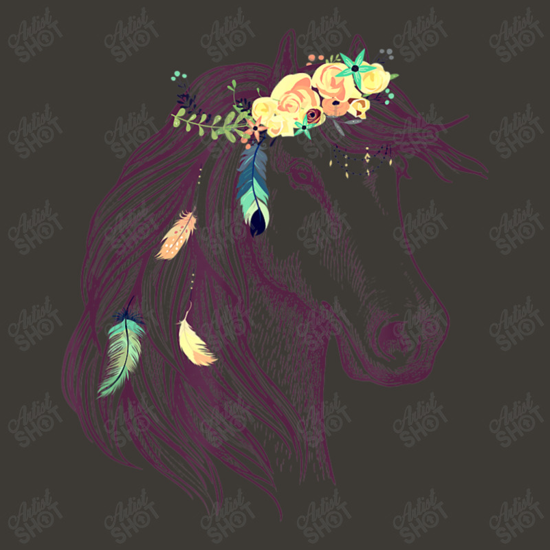 Horse Head Art With Flowers For Animal Lovers Horses Bucket Hat by beulahgriffithgdv | Artistshot