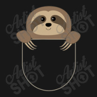 Chillin Sloth Pocket T-shirt, Sloth In Your Pocket Flannel Shirt | Artistshot