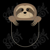 Chillin Sloth Pocket T-shirt, Sloth In Your Pocket Fleece Short | Artistshot