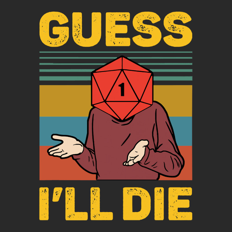 Guess Ill Die D20 Vintage Funny Dnd Tabletop Toddler T-shirt | Artistshot