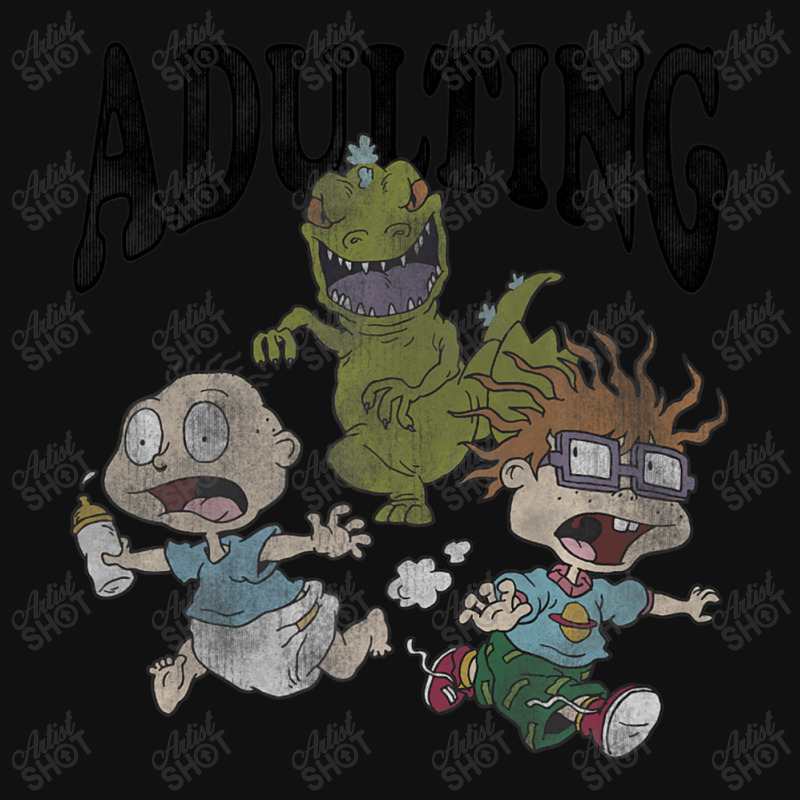 Rugrats Run Away Adulting Baby Bibs by grissomconedun | Artistshot