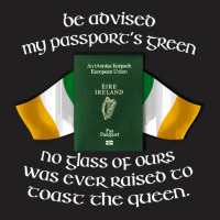 Irish Green Passport T-shirt | Artistshot