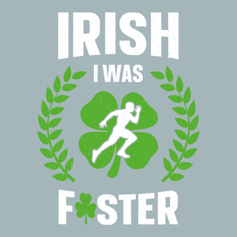 Irish I Was Faster Funny Running St Patricks Day Unisex Sherpa-lined Denim Jacket | Artistshot