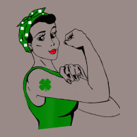 Irish Rosie The Riveter Funny Cute St Patricks Day Vintage T-shirt | Artistshot