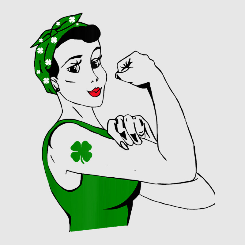 Irish Rosie The Riveter Funny Cute St Patricks Day Unisex Jogger | Artistshot