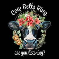 Bells Ring Are You Listening Christmas Funny Cow 1 V-neck Tee | Artistshot