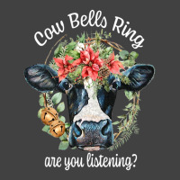 Bells Ring Are You Listening Christmas Funny Cow 1 Vintage T-shirt | Artistshot