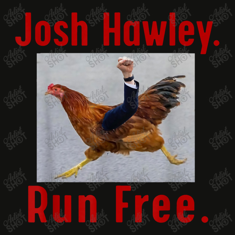 Josh Hawley Run Free Funny Josh Hawley Running Scorecard Crop Tee by tonierich | Artistshot