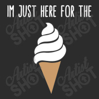 I'm Just Here For The Ice Cream Meme Cute Vanilla  Exclusive T-shirt | Artistshot