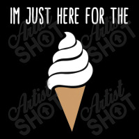 I'm Just Here For The Ice Cream Meme Cute Vanilla  Lightweight Hoodie | Artistshot