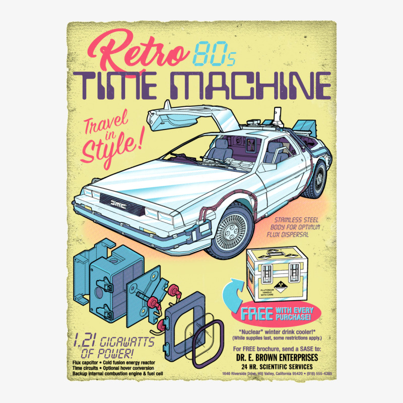 Retro Time Machine Champion Hoodie | Artistshot