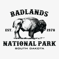 Badlands National Park South Dakota American Bison Ladies Fitted T-shirt | Artistshot