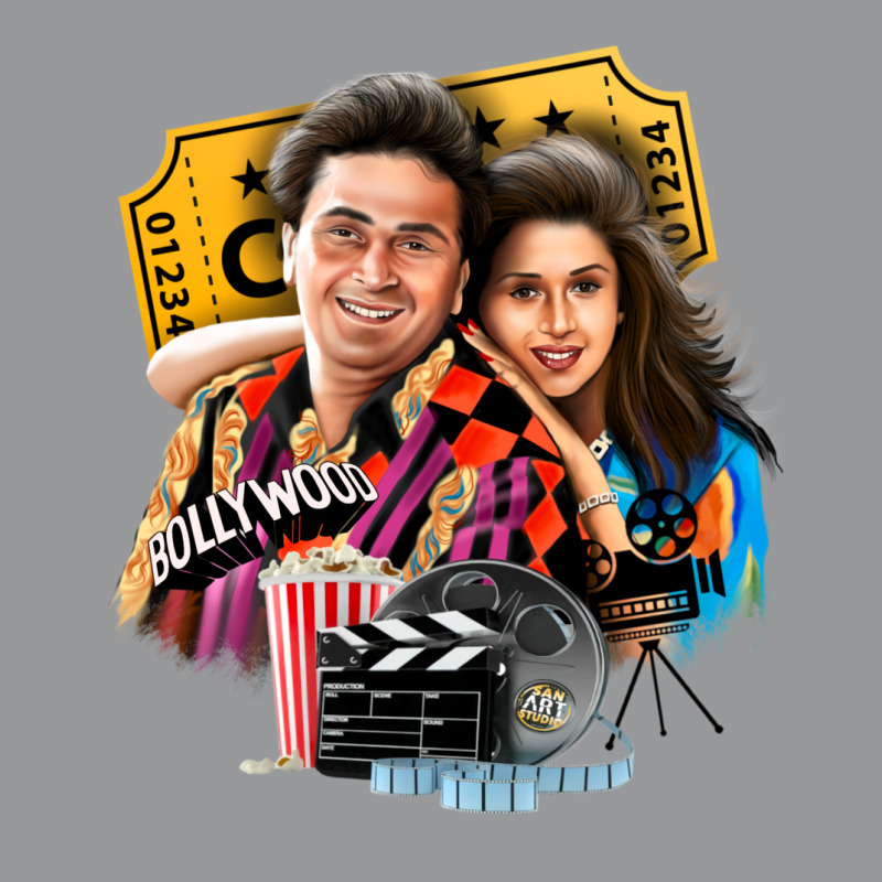 Rishi Kapoor And Madhuri Dixit Crewneck Sweatshirt by rafikgafforp | Artistshot