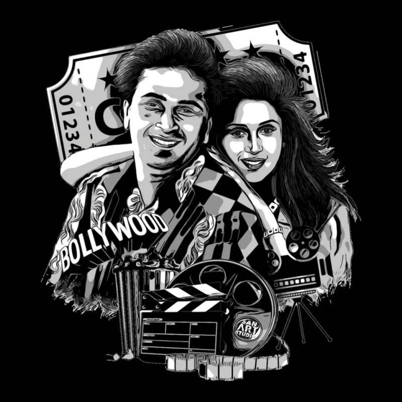 Rishi Kapoor And Madhuri Dixit 1 Cropped Hoodie by rafikgafforp | Artistshot