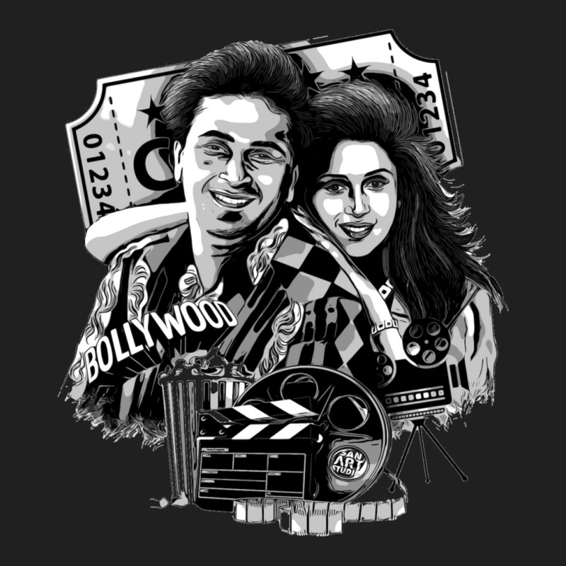 Rishi Kapoor And Madhuri Dixit 1 Ladies Polo Shirt by rafikgafforp | Artistshot