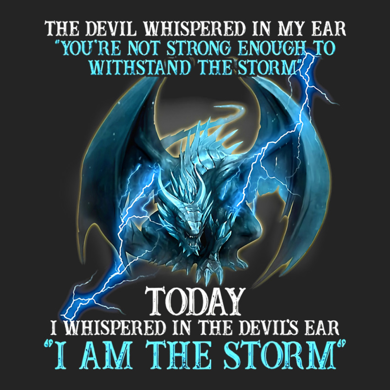 Dragon Devil Whispered Not Strong Enough Said I Am 3/4 Sleeve Shirt by kerrmanthez | Artistshot