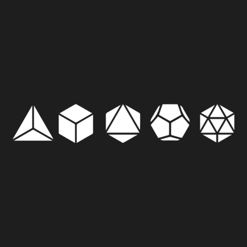 Platonic Solids   Building Blocks Of Life   Mathem Classic T-shirt by JasonJoplin | Artistshot