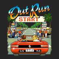 Arcade Out Run Video Game T Shirt Ladies Fitted T-shirt | Artistshot