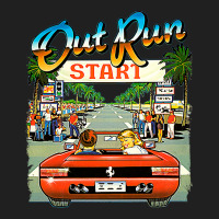 Arcade Out Run Video Game T Shirt Ladies Polo Shirt | Artistshot