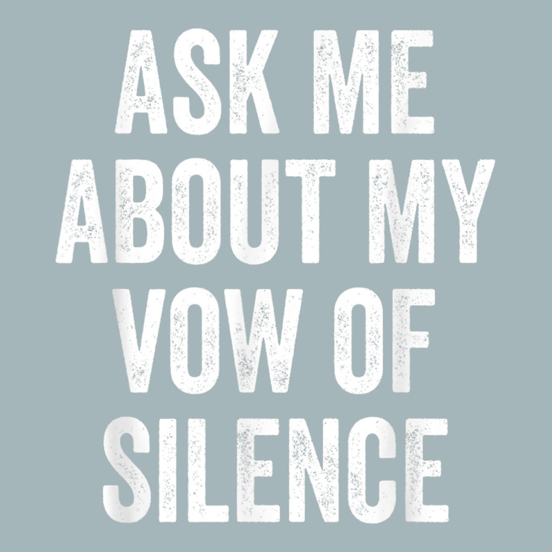 Ask Me About My Vow Of Silence, Silent Type Humor Unisex Sherpa-Lined Denim Jacket by galloywa | Artistshot