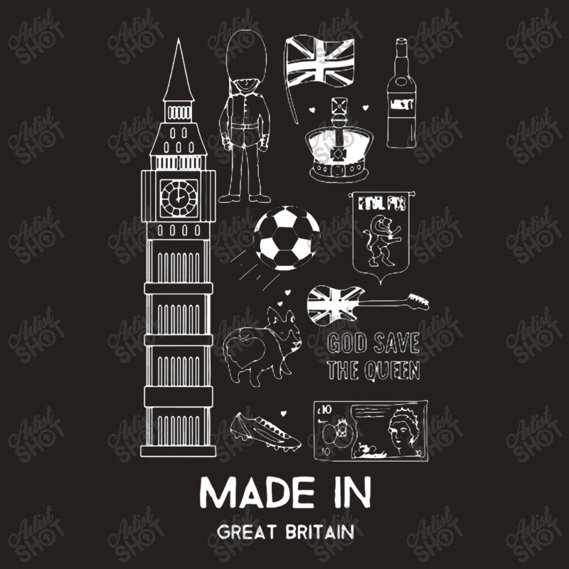 Made In Great Britain Gifts Made In The Uk British Tank Top | Artistshot