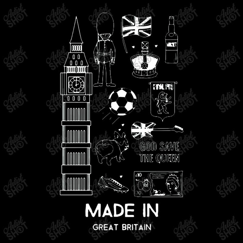 Made In Great Britain Gifts Made In The Uk British V-neck Tee | Artistshot