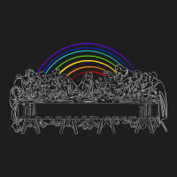 The Last Supper Line Art For Dark Classic T-shirt | Artistshot