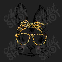 Cute Bunny Wearing Glasses Leopard Easter Day Ladies Polo Shirt | Artistshot