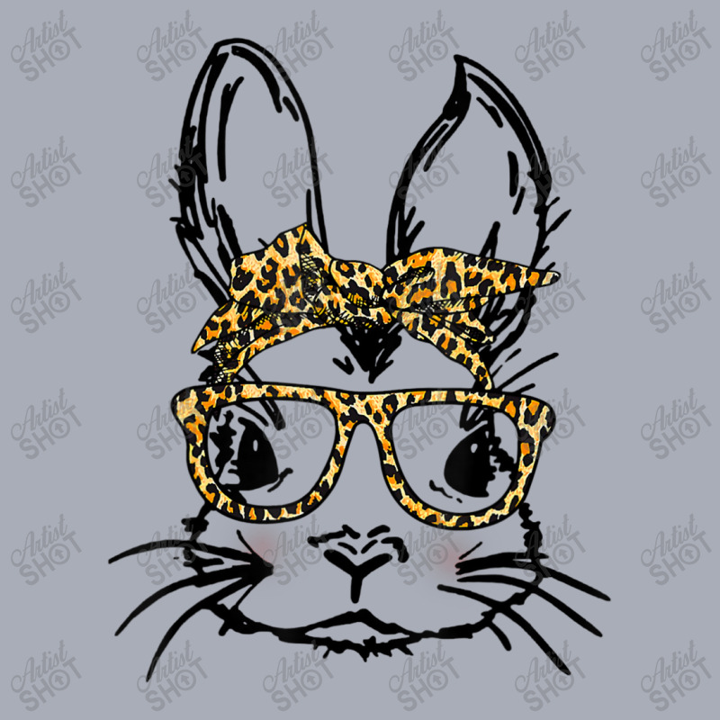 Cute Bunny Wearing Glasses Leopard Easter Day Tank Dress | Artistshot