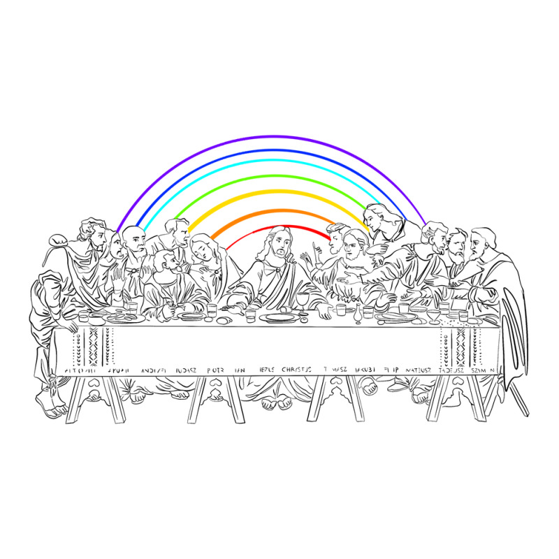 The Last Supper Line Art Zipper Hoodie by autlu2024 | Artistshot