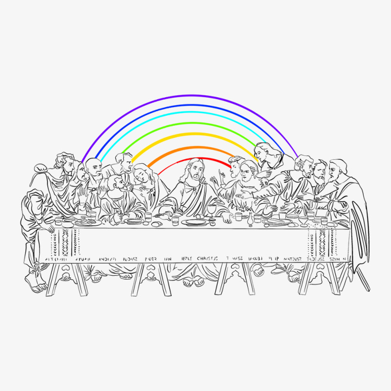 The Last Supper Line Art Ladies Fitted T-Shirt by autlu2024 | Artistshot