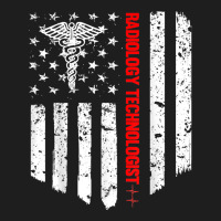 Radiology Technologist American Flag Patriotic Med Classic T-shirt | Artistshot