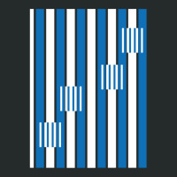 Vertical  Blue And White Striped Women's Triblend Scoop T-shirt | Artistshot